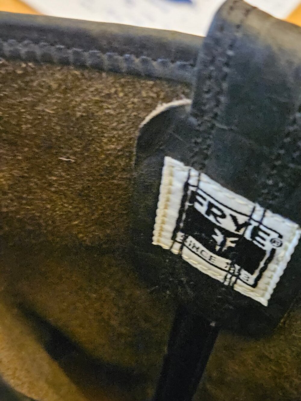 Frye Black Leather Moto Boots 8 - Like New - Picture 7 of 9